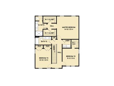 2nd Floor Plan, 082H-0011