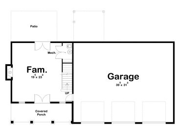 1st Floor Plan, 050H-0386