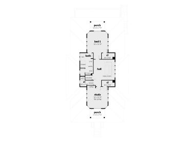 2nd Floor Plan, 052H-0133