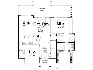 1st Floor Plan, 050H-0359