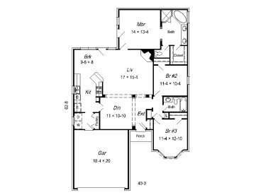 Floor Plan, 061H-0038