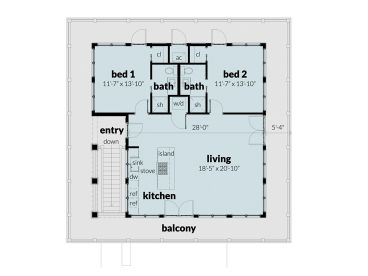 Floor Plan, 052H-0169