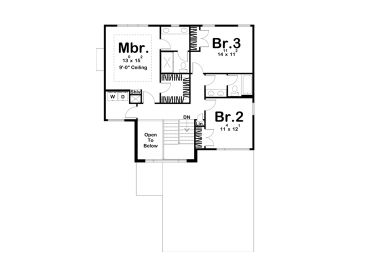 2nd Floor Plan, 050H-0378