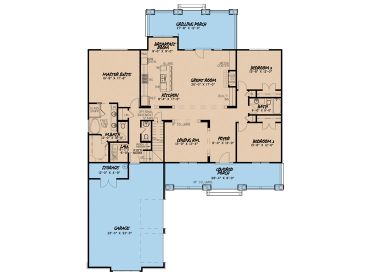 1st Floor Plan, 074H-0049