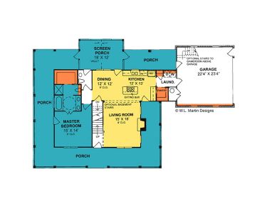 1st Floor Plan, 059H-0069
