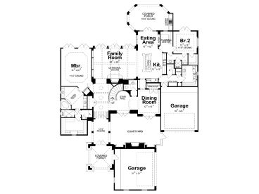 1st Floor Plan, 031H-0417