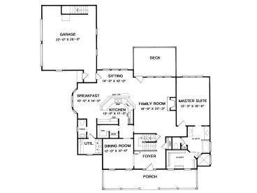 1st Floor Plan, 019H-0047