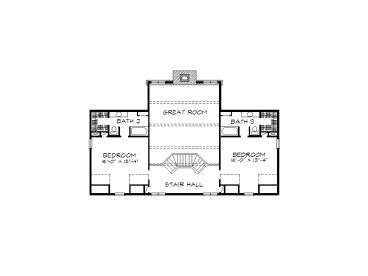 2nd Floor Plan, 008H-0026