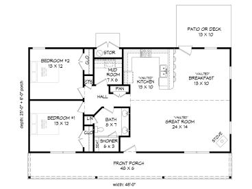 Floor Plan, 062H-0191