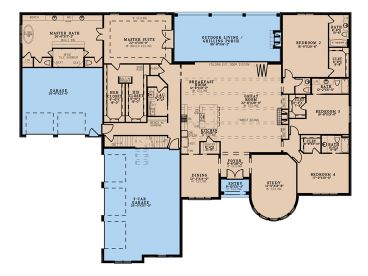 1st Floor Plan, 074H-0232