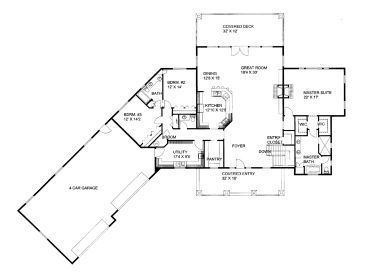 1st Floor Plan, 012H-0289