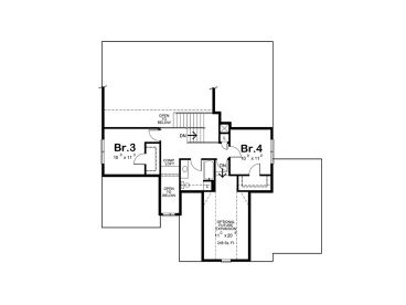 2nd Floor Plan, 031H-0360