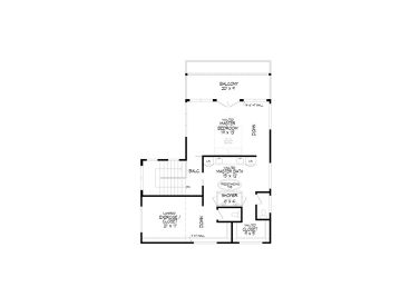 2nd Floor Plan, 062H-0283