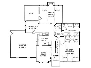 1st Floor Plan, 019H-0084