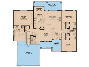 1st Floor Plan, 074H-0079