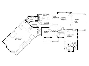1st Floor Plan, 012H-0167