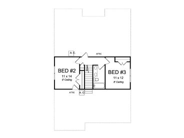 2nd Floor Plan, 059H-0213