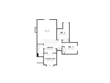 2nd Floor Plan, 034H-0399