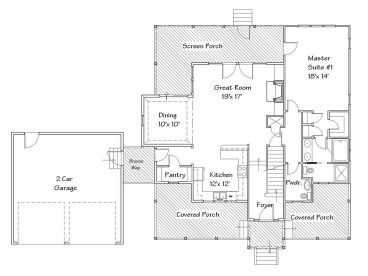1st Floor Plan, 041H-0093