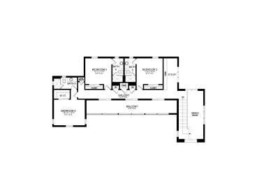 2nd Floor Plan, 064H-0138