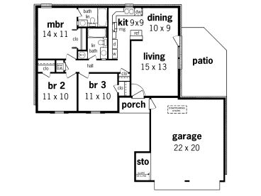Floor Plan, 021H-0009