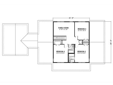 2nd Floor Plan, 078H-0014