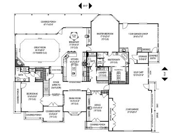1st Floor Plan, 044H-0055