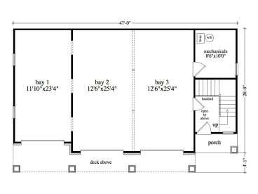 1st Floor Plan, 053G-0018