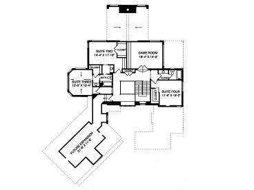 2nd Floor Plan, 029H-0048