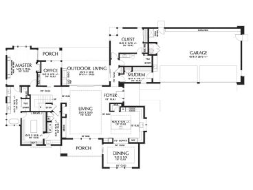1st Floor Plan, 034H-0459