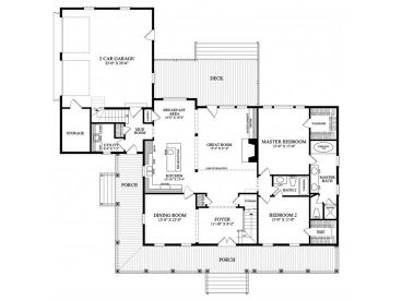 1st Floor Plan, 063H-0025