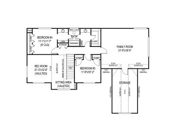 2nd Floor Plan, 044H-0027