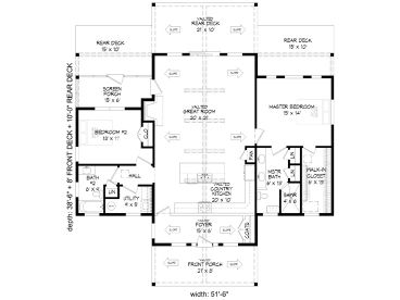 Floor Plan, 062H-0369