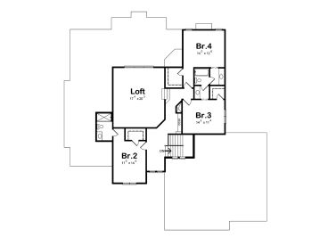 2nd Floor Plan, 031H-0260