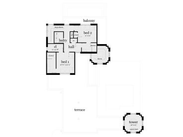 2nd Floor Plan, 052H-0113