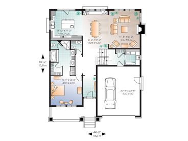 1st Floor Plan, 027H-0263