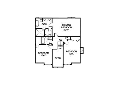 2nd Floor Plan, 047H-0009