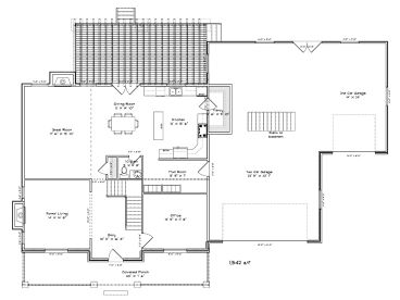 1st Floor Plan, 065H-0006