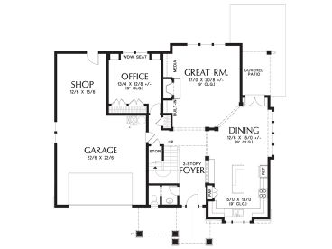 1st Floor Plan, 037H-0238