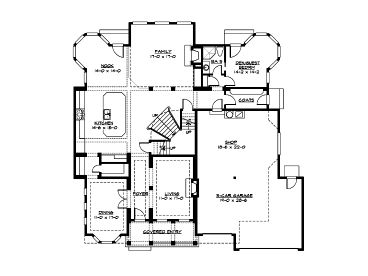 1st Floor Plan, 035H-0089