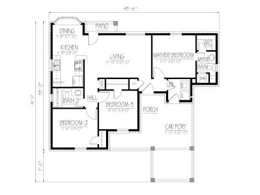 Floor Plan, 068H-0018