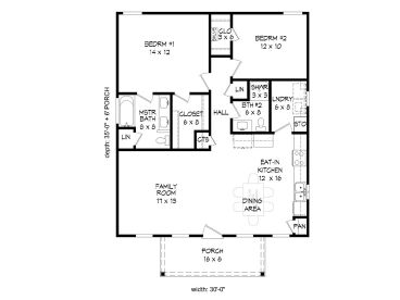 Floor Plan, 062H-0144