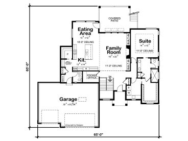 1st Floor Plan, 031H-0508