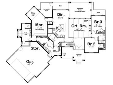 Floor Plan, 050H-0163