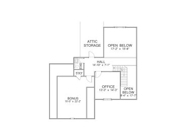 2nd Floor Plan, 067H-0030