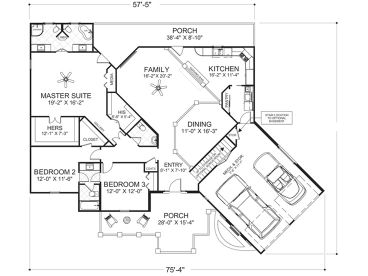 Floor Plan, 007H-0156