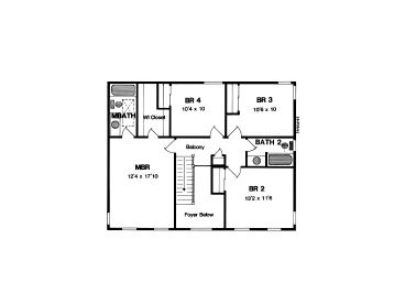 2nd Floor Plan, 014H-0054