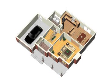 1st Floor Plan, 072H-0116