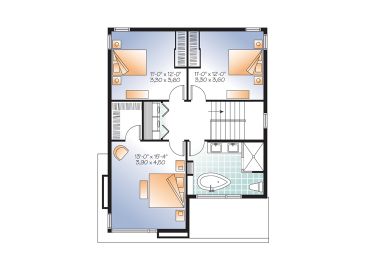 2nd Floor Plan, 027H-0280