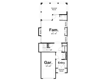 1st Floor Plan, 050H-0461